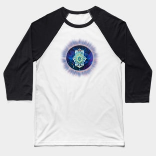 Mandala Sparkle Burst Baseball T-Shirt